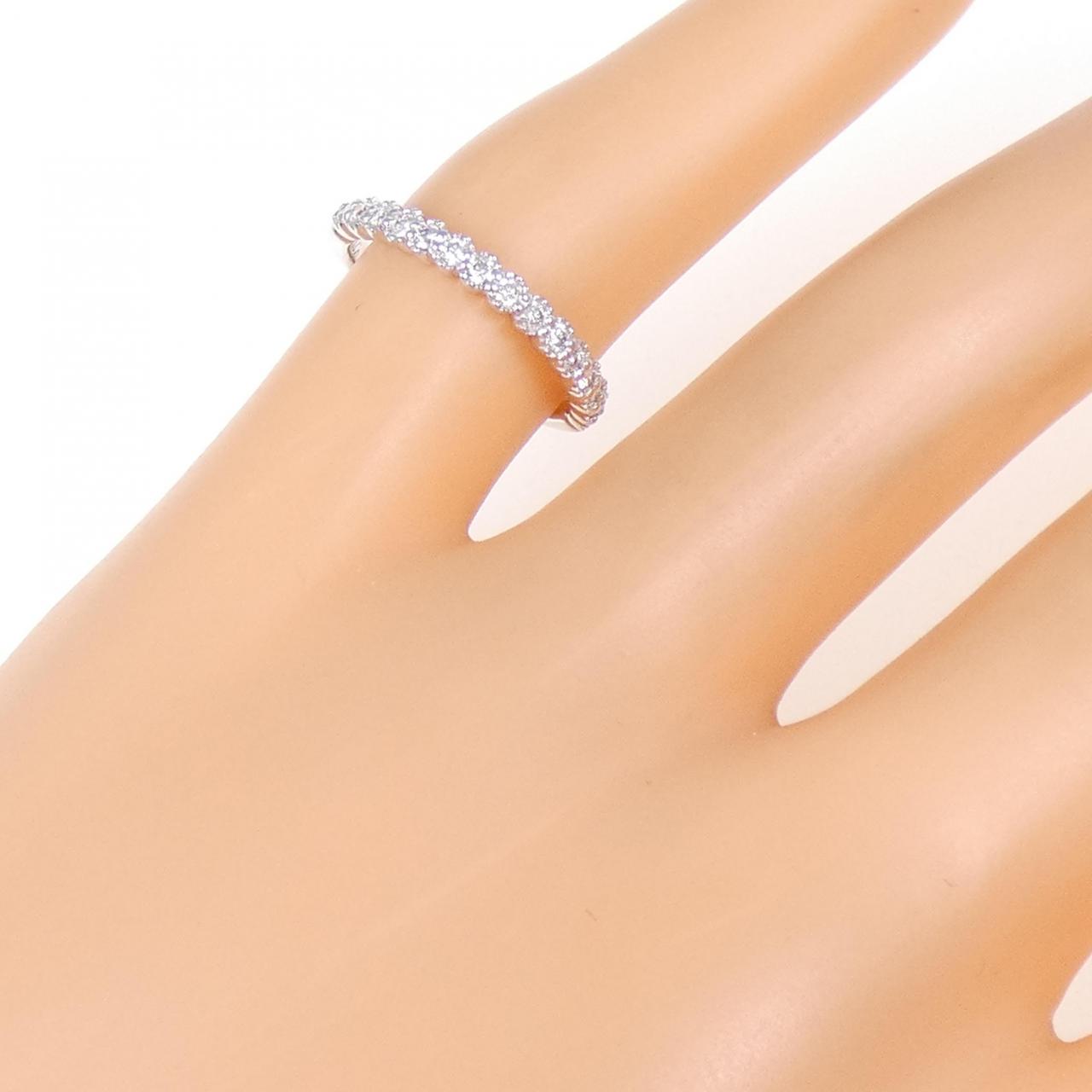 K10WG ダイヤモンド ピンキー リング 0.19CT