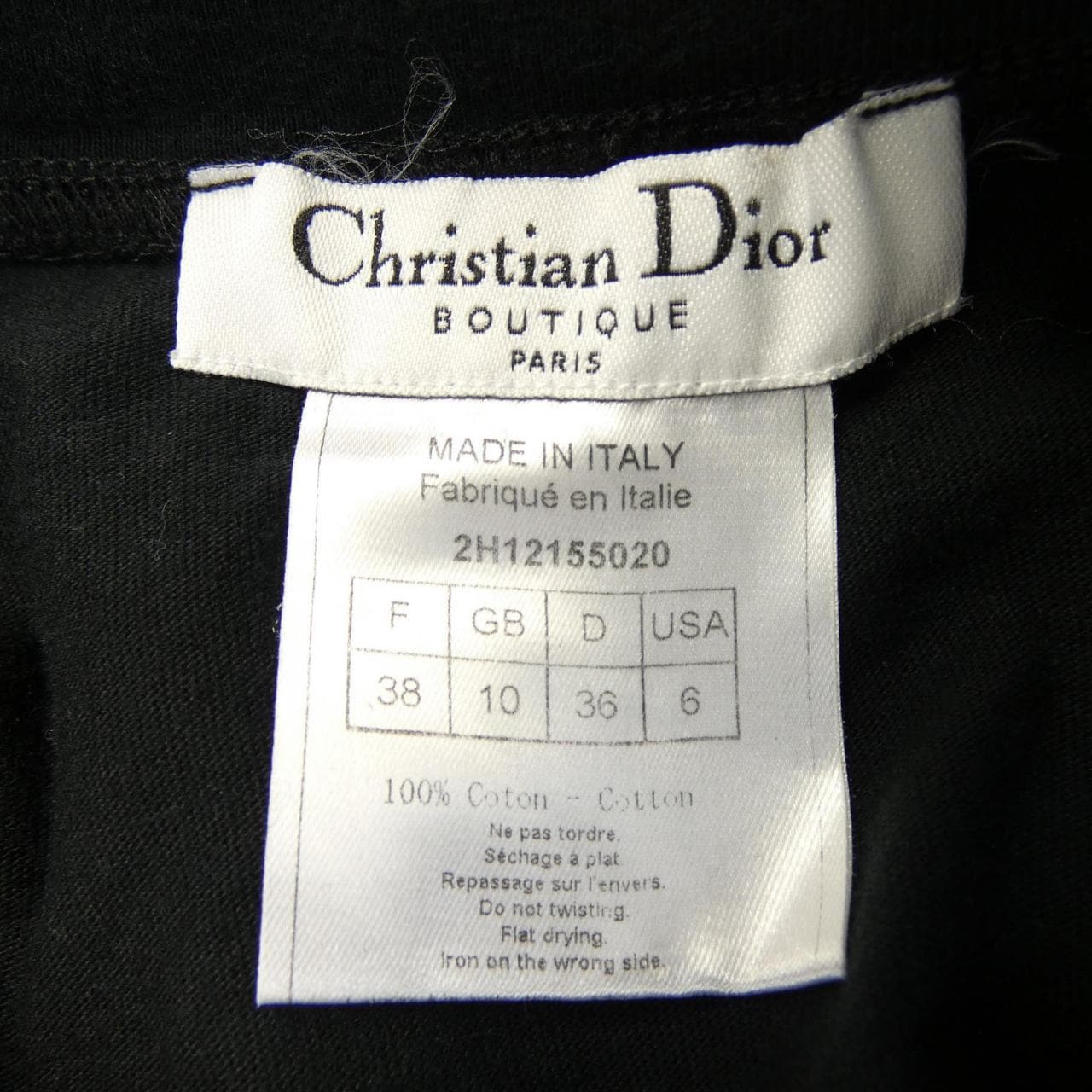 【ヴィンテージ】クリスチャンディオール CHRISTIAN DIOR ADDICT 2H12155020 Tシャツ