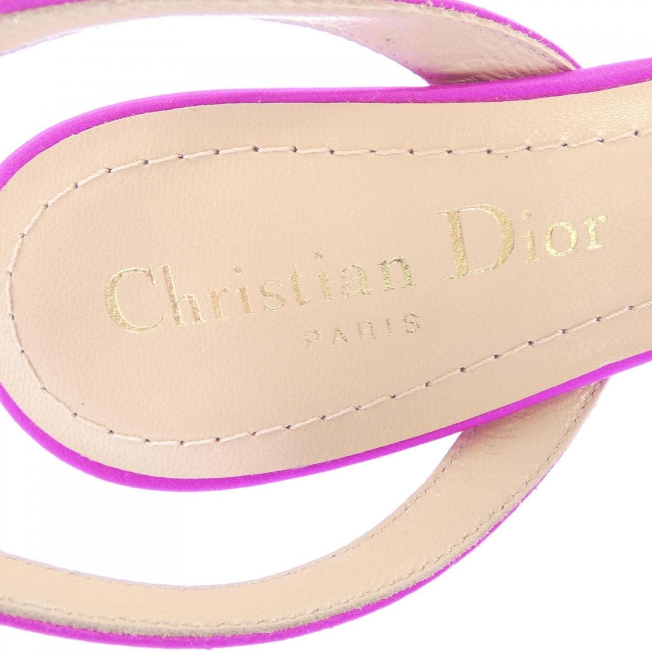 クリスチャンディオール CHRISTIAN DIOR DWAY EMBROIDERED SATIN KCQ853SBS サンダル