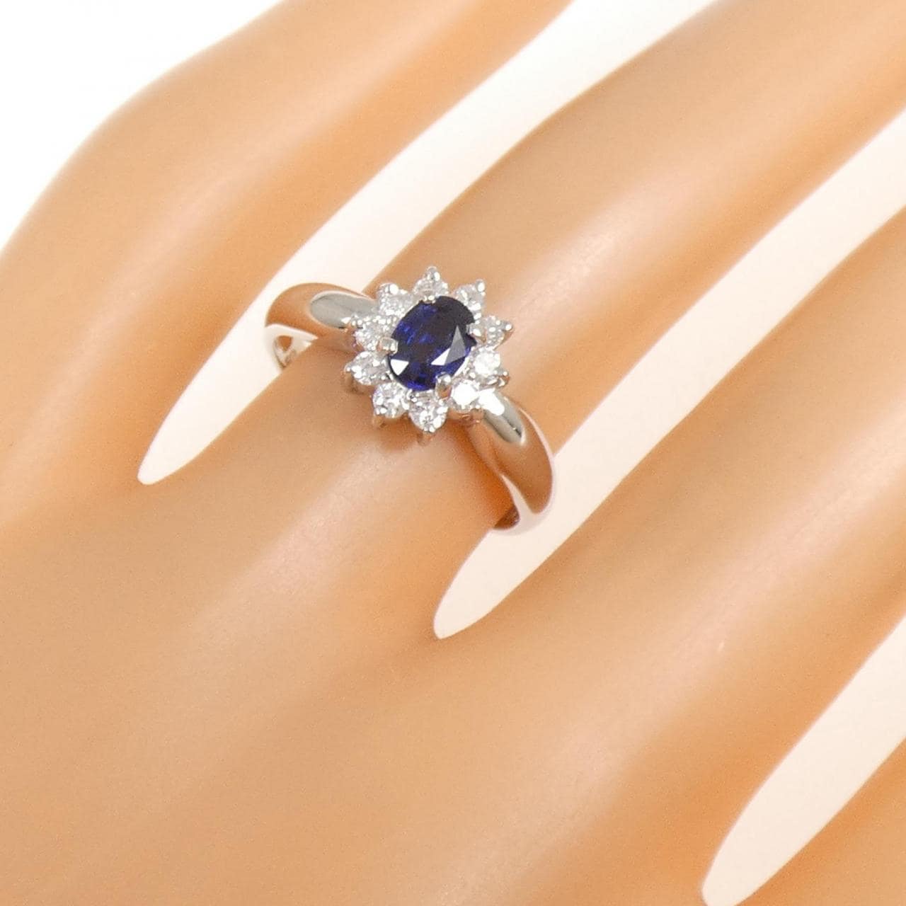 PT900 サファイヤ リング 0.50CT