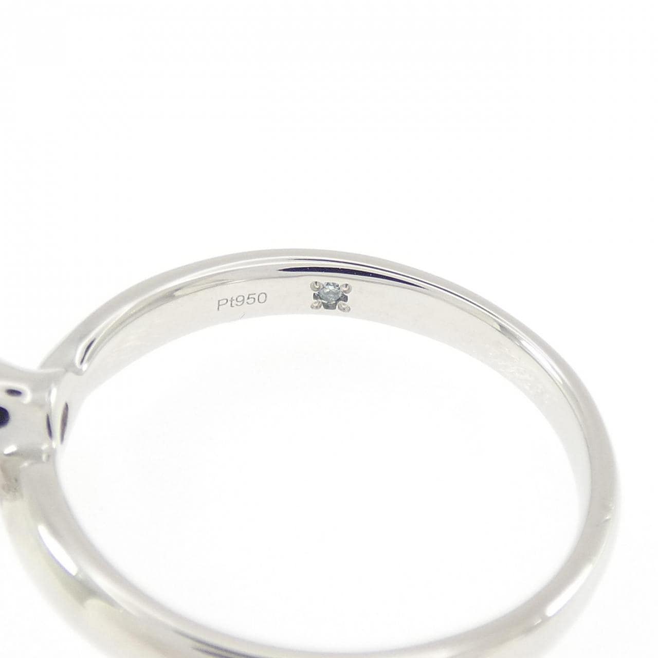 PT950 ダイヤモンド リング 0.403CT G VVS2 3EXT H&C