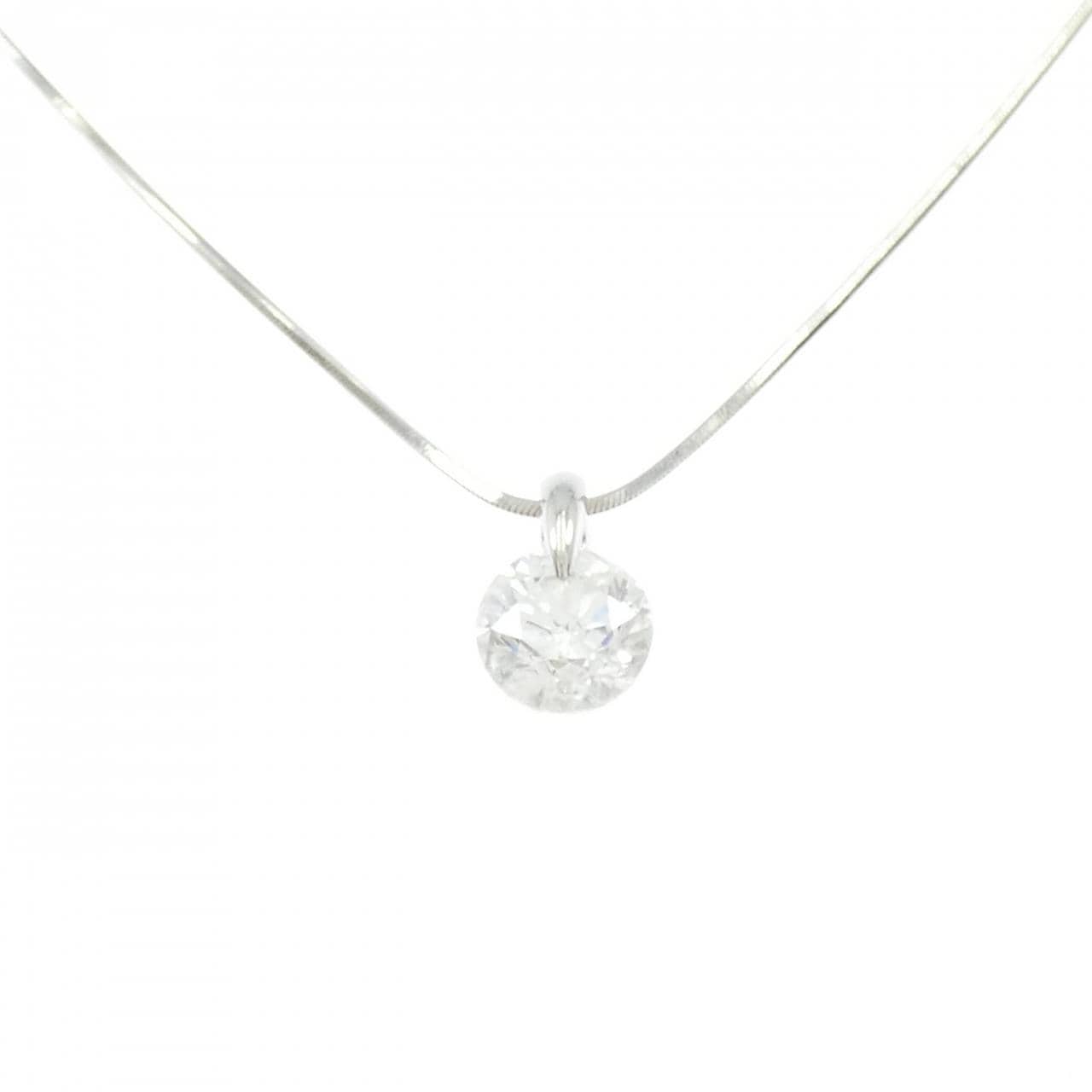 PT900/PT850 ソリティア ダイヤモンド ネックレス 2.359CT