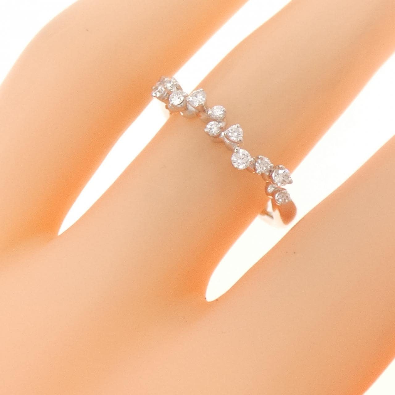 K18WG ダイヤモンド リング 0.21CT