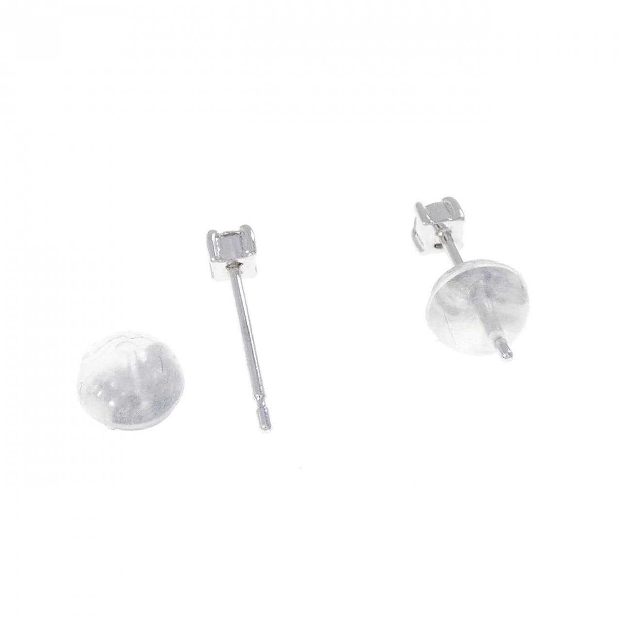 PT900 ダイヤモンド ピアス 0.10CT