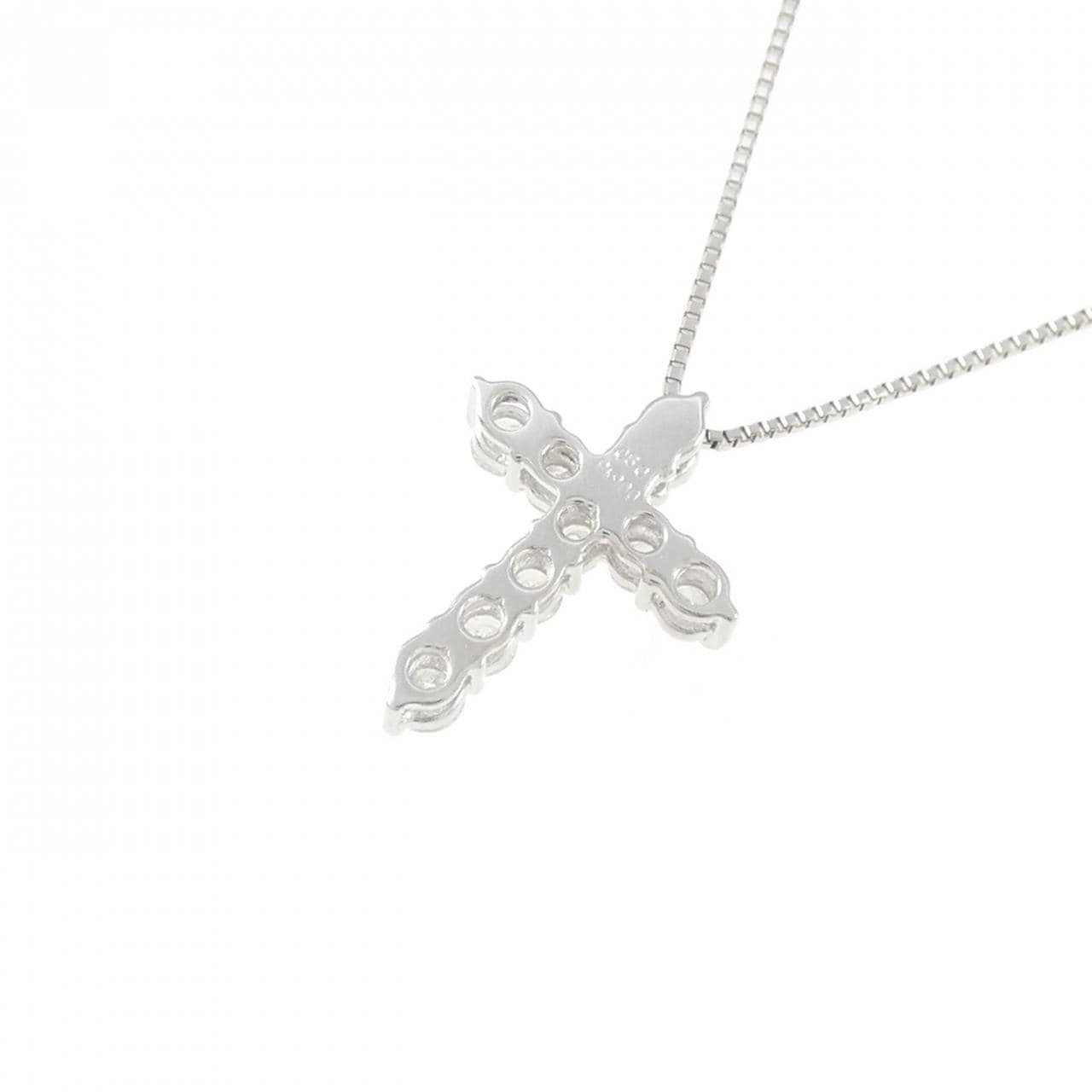 PT900/PT850 クロス ダイヤモンド ネックレス 0.50CT