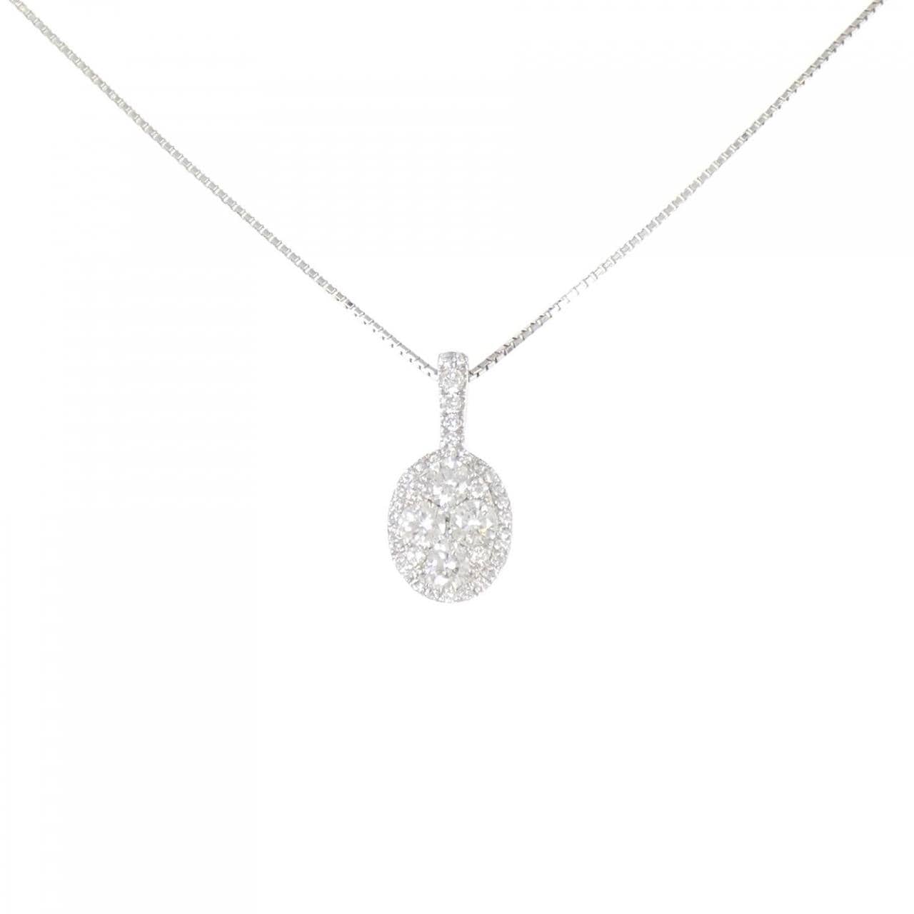 PT900/PT850 ダイヤモンド ネックレス 0.85CT