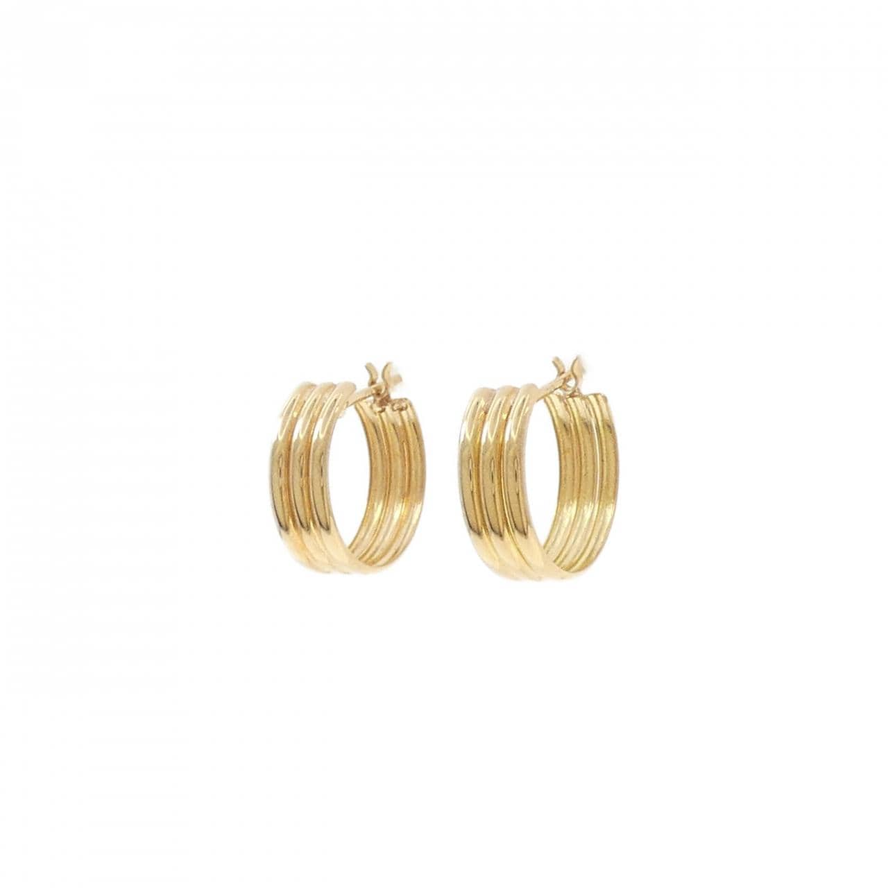 【新品】K18YG フープ ピアス