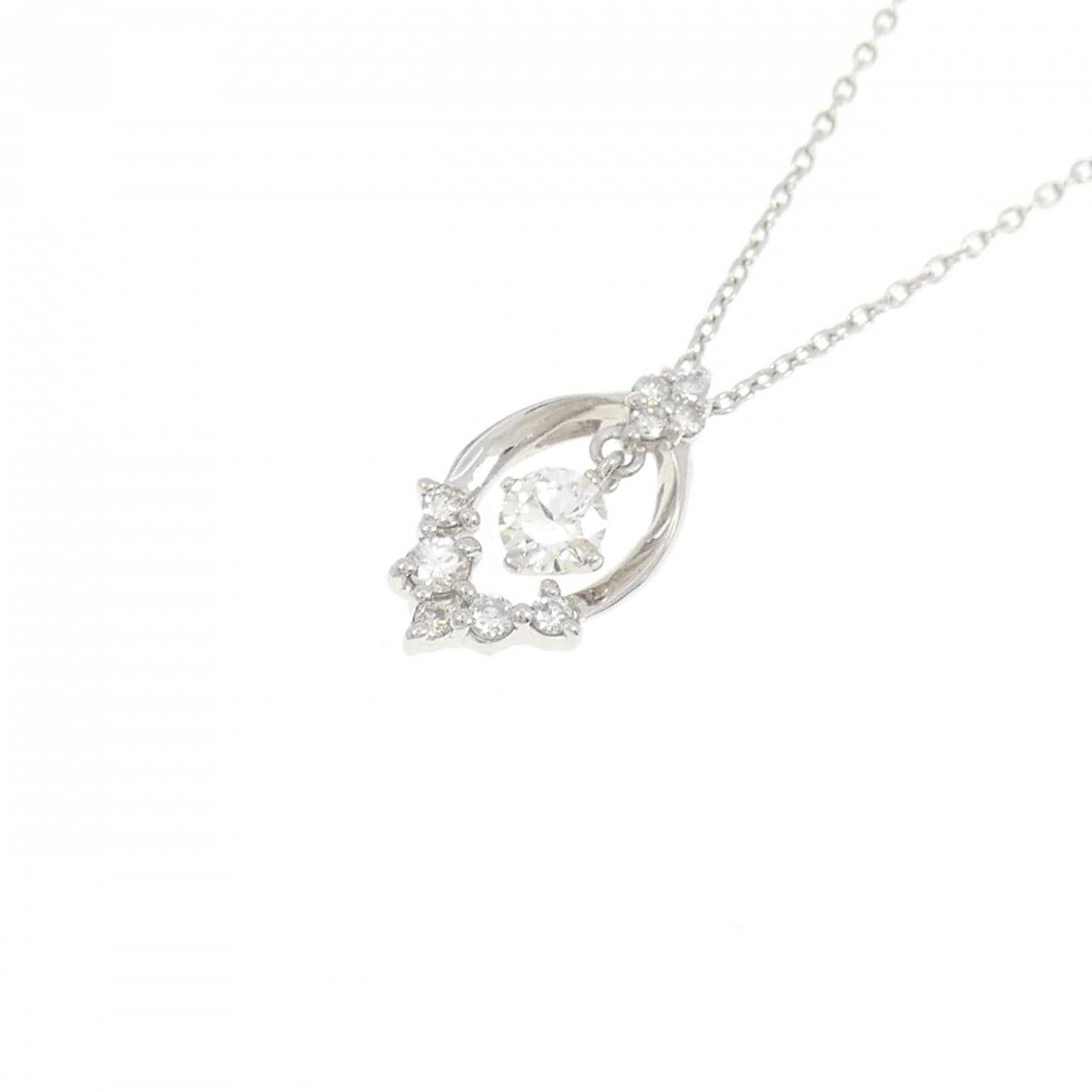 PT950/PT850 ダイヤモンド ネックレス 0.10CT