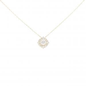 【リメイク】K10YG ダイヤモンド ネックレス 0.30CT