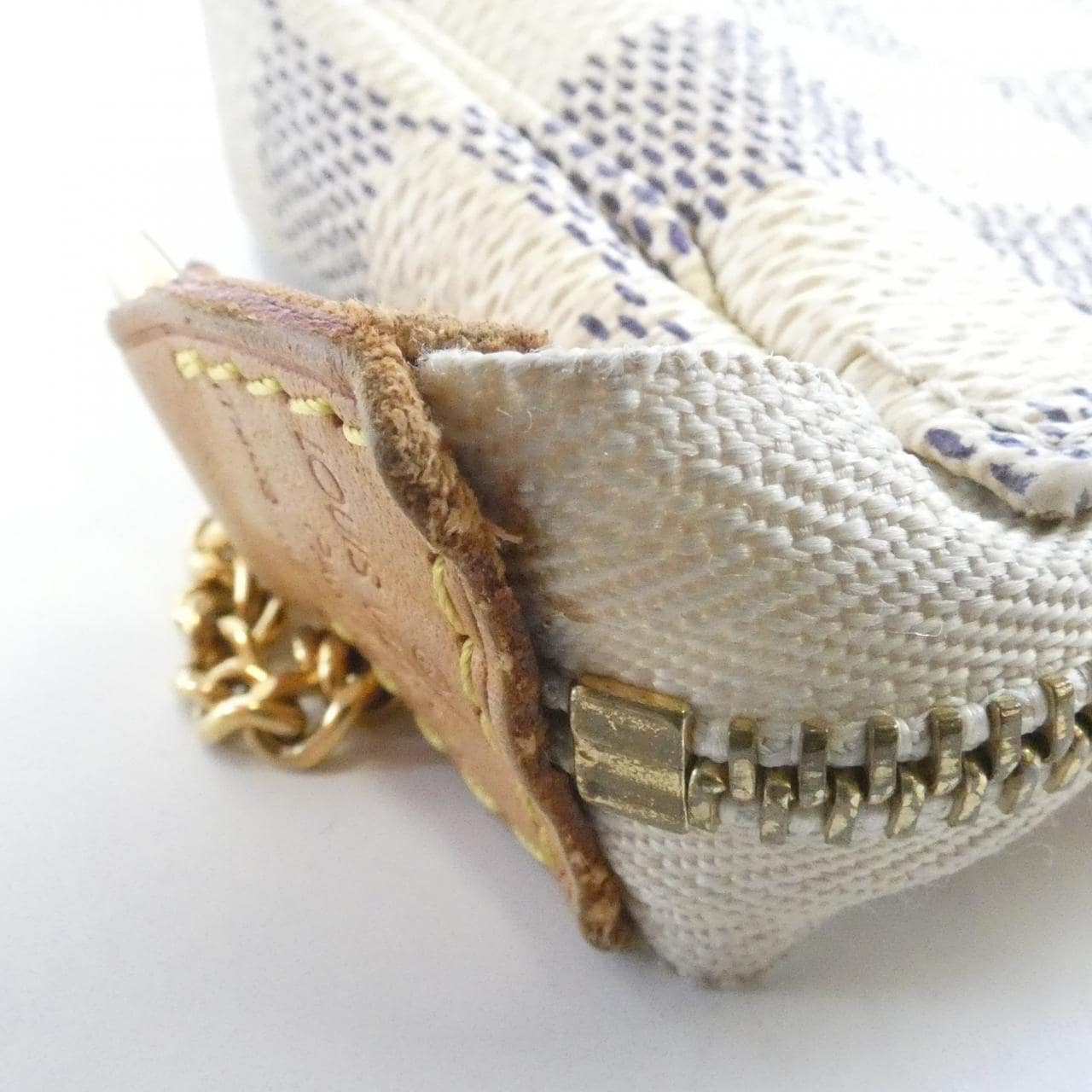 ルイヴィトン ダミエ アズール ミニ ポシェット アクセソワール N58010 アクセサリーポーチ