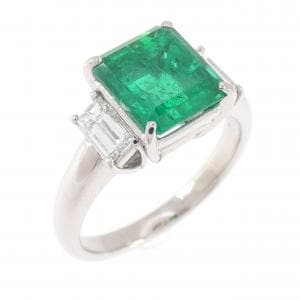 PT900 エメラルド リング 2.66CT コロンビア産