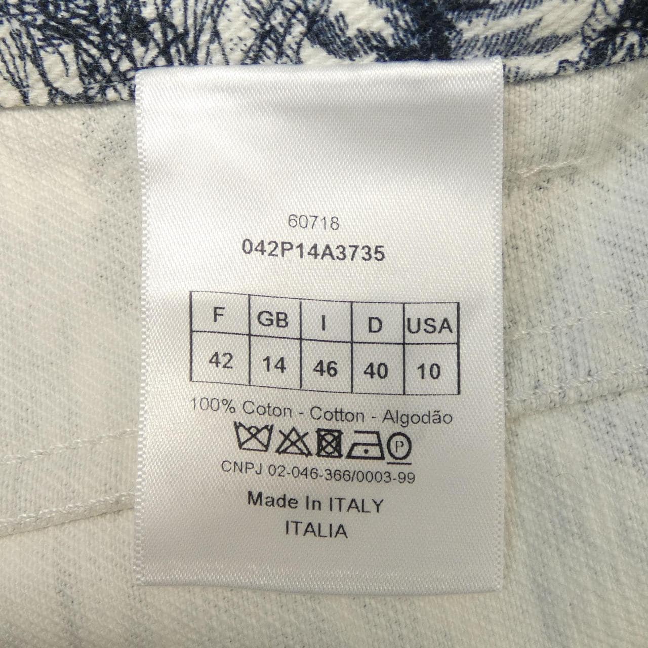 クリスチャンディオール CHRISTIAN DIOR トワル ドゥ ジュイ TOILE DE JOUY 042P14A3735 ショートパンツ