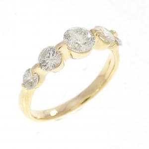 K18YG ダイヤモンド リング 1.00CT