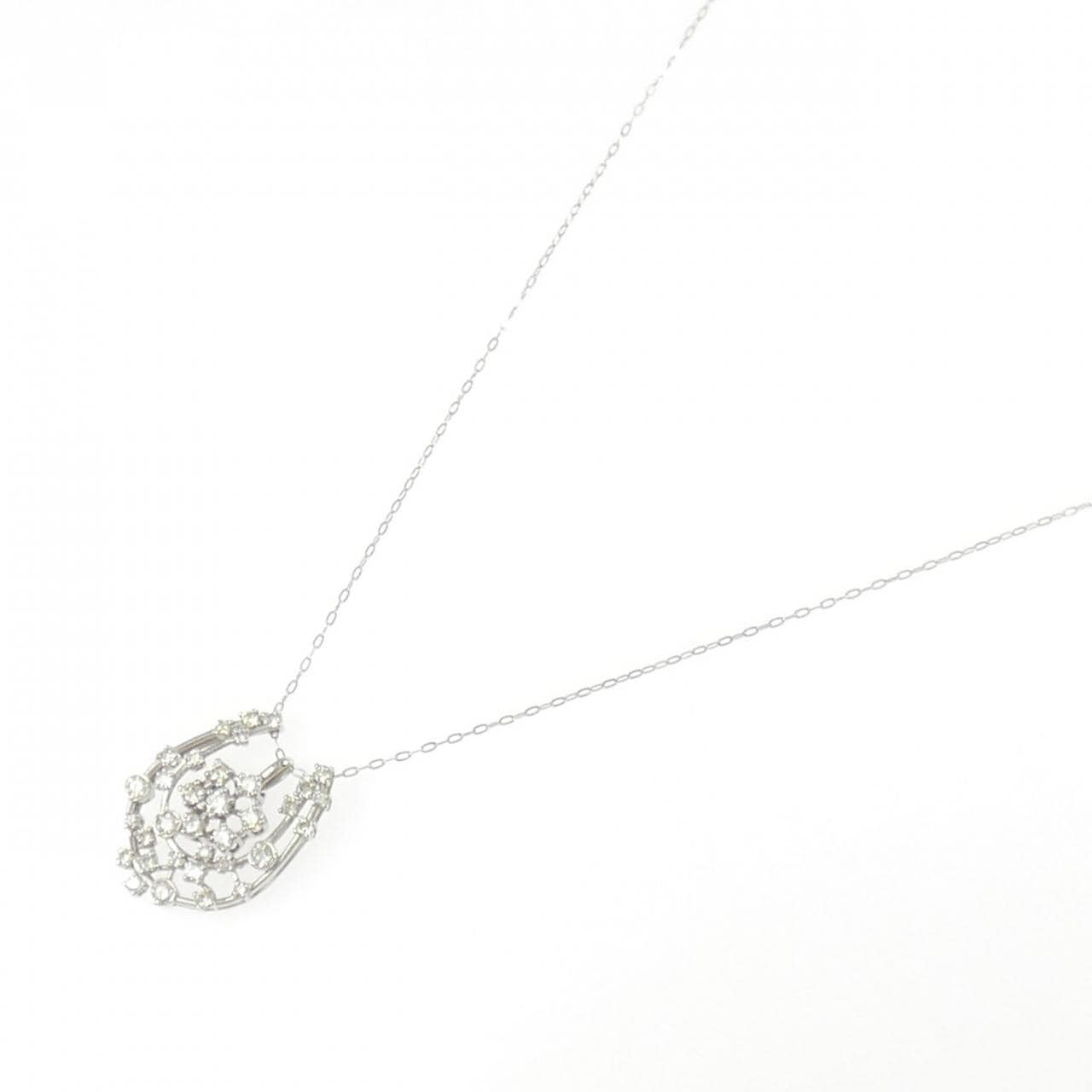 PT950/PT900 2WAY ダイヤモンド ネックレス 0.25CT