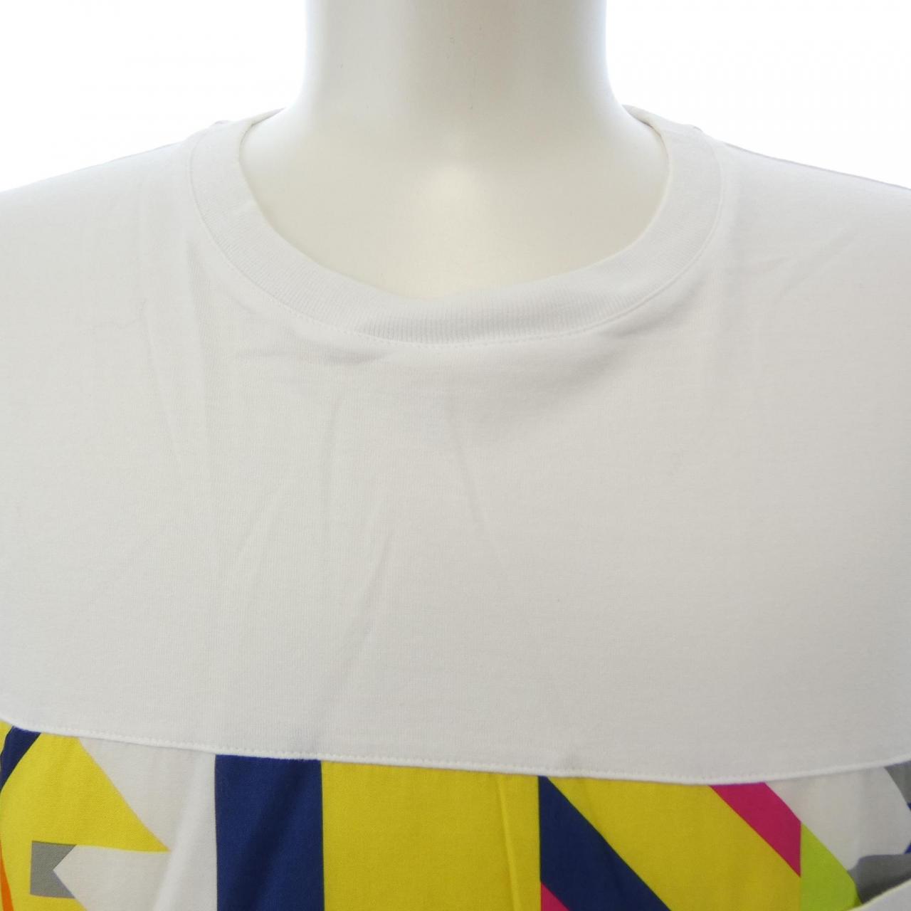 エルメス HERMES プリントストライプポケット *31-5758. Tシャツ