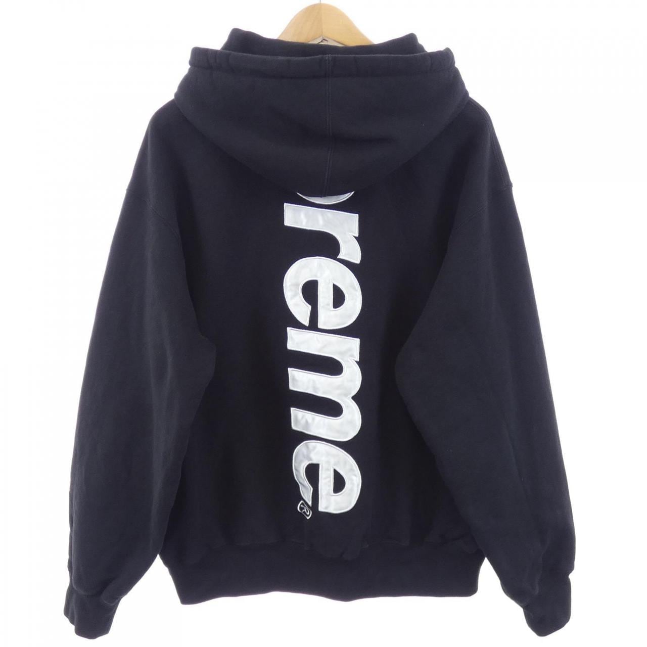 シュプリーム SUPREME Satin Applique Hooded パーカー