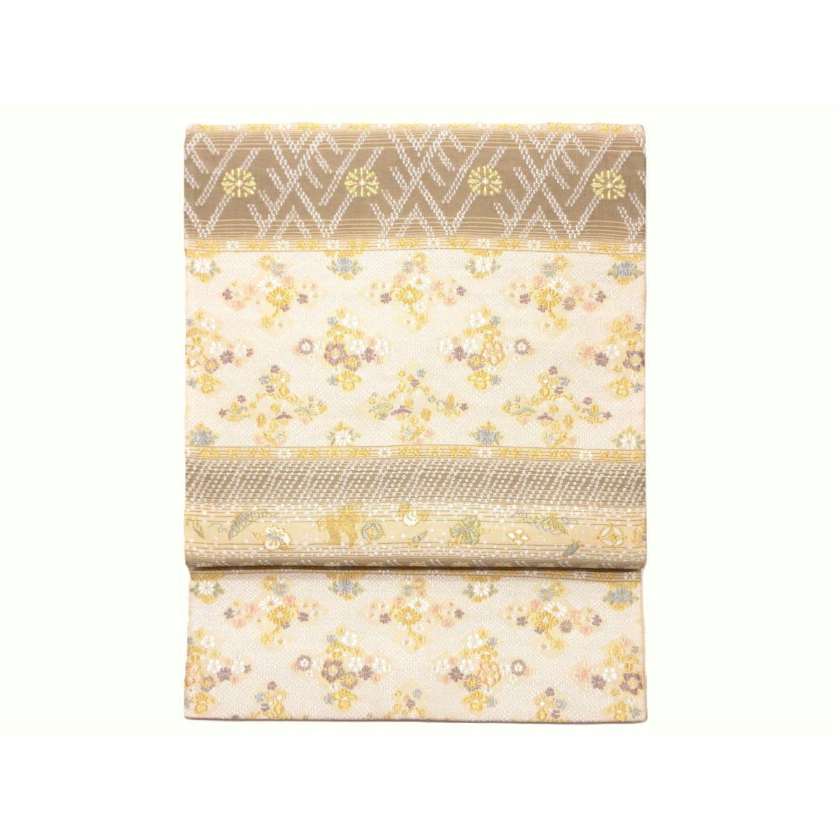 【未使用品】袋帯【橋本テル】紹巴織　芯なし仕立