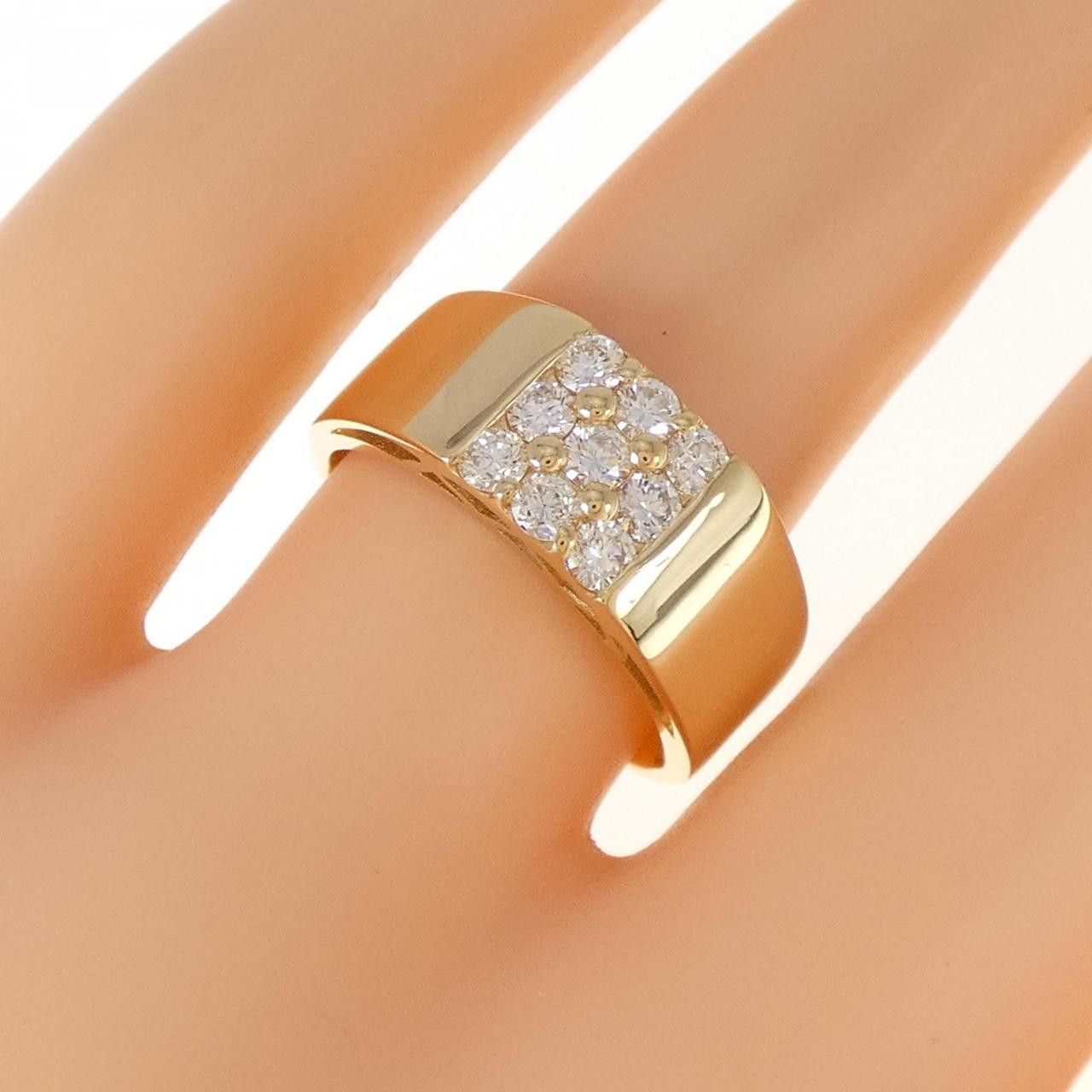 K18YG ダイヤモンド リング 0.50CT
