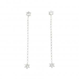 K18WG ダイヤモンド ピアス 0.20CT
