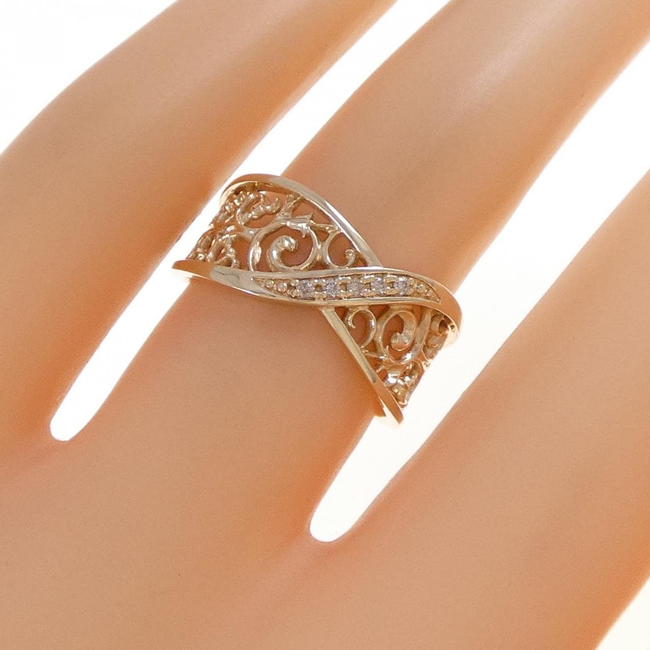 K10YG ダイヤモンド リング