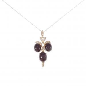 K14YG/K10YG Garnet Necklace