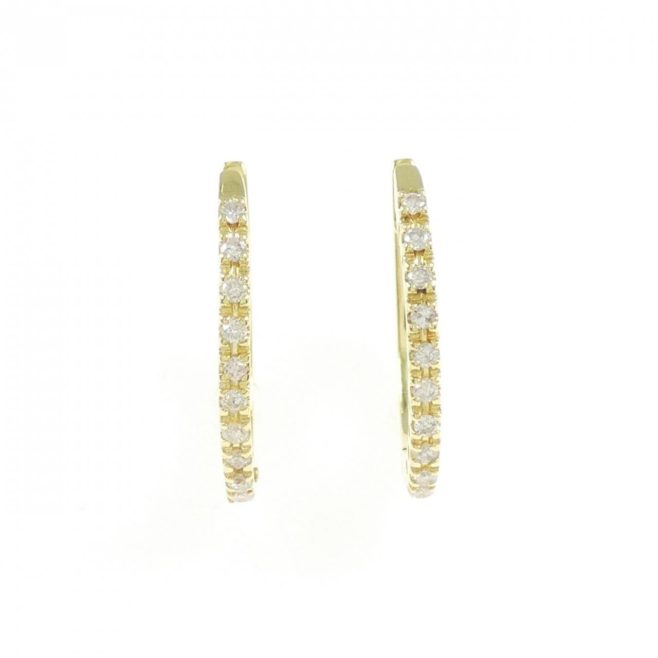 K18YG ダイヤモンド ピアス 0.20CT