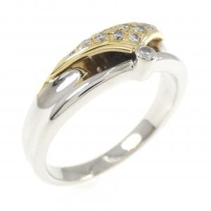 PT900/K18YG ダイヤモンド リング 0.17CT