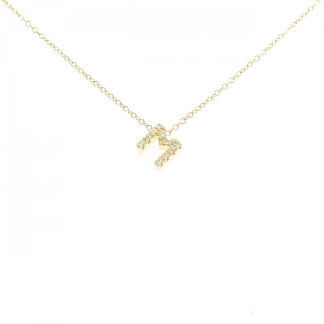 ポンテヴェキオ イニシャル ネックレス 0.05CT