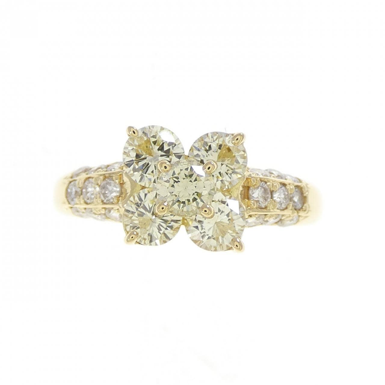 K18YG ダイヤモンド リング 1.50CT