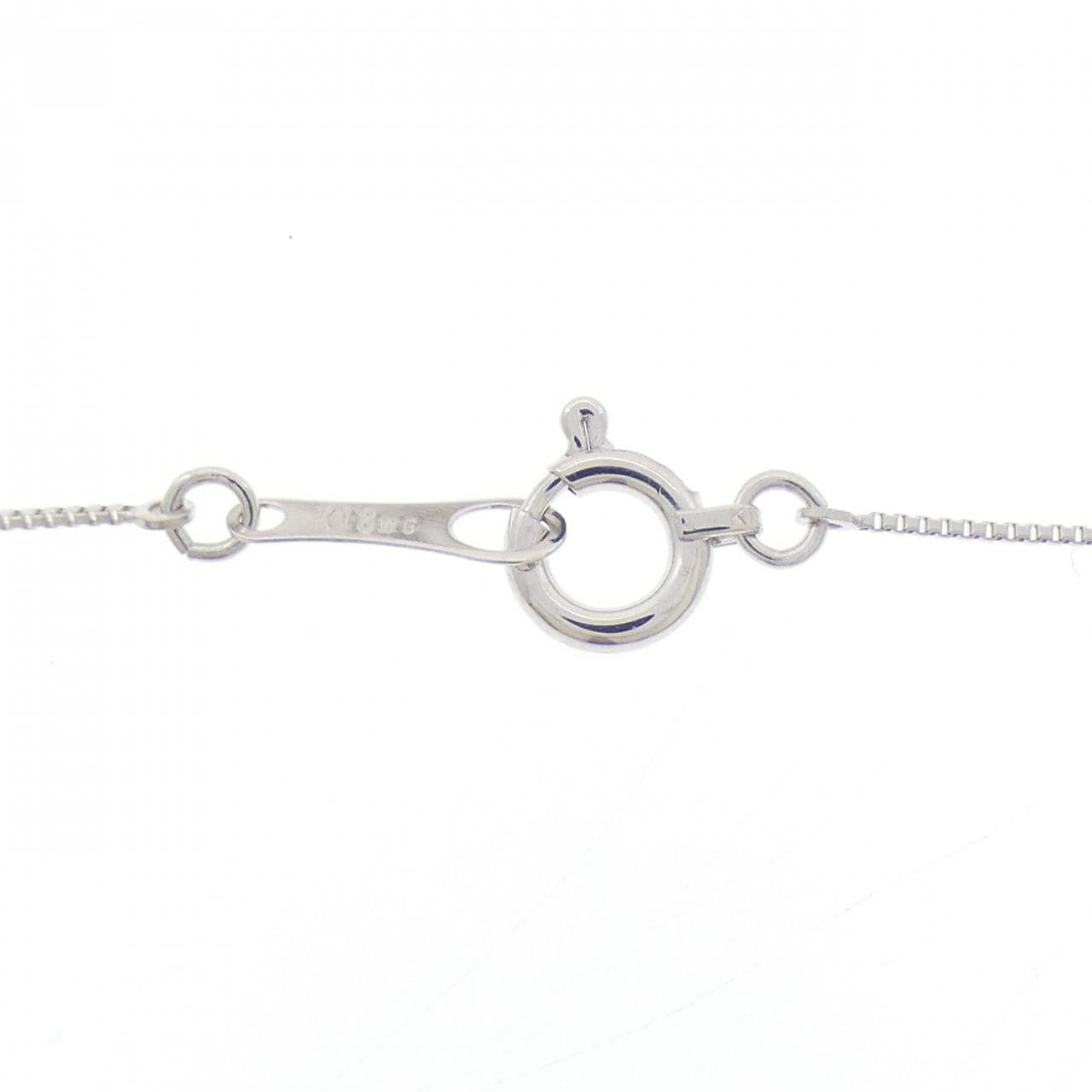 K18WG ダイヤモンド ネックレス 0.20CT