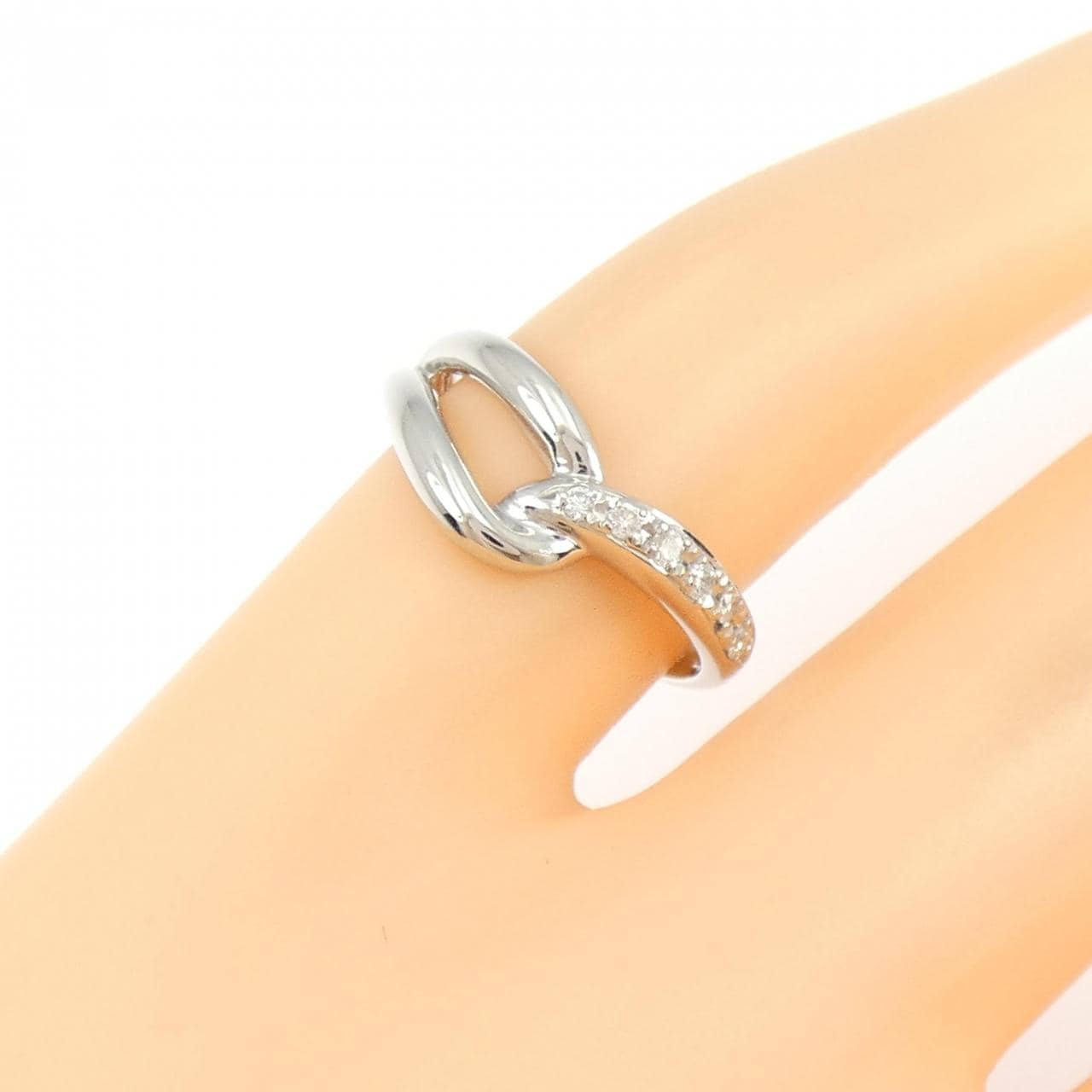 ヴァンドーム ダイヤモンド ピンキー リング