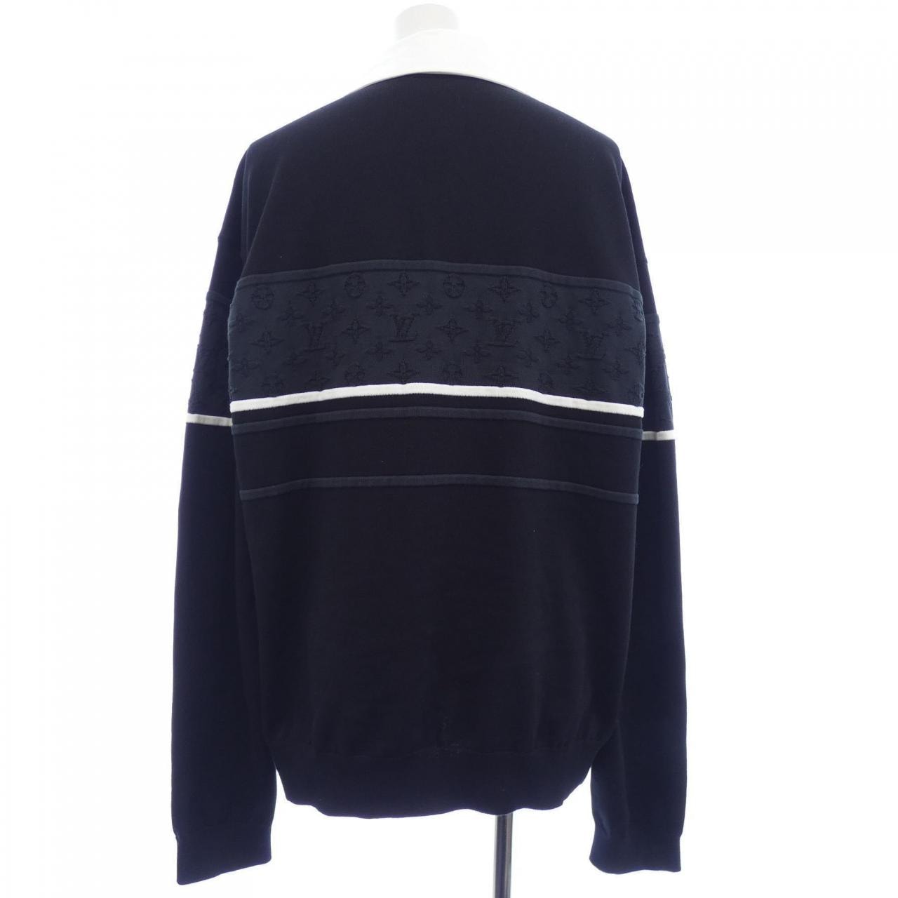 ルイヴィトン LOUIS VUITTON モノグラム ジャカード ロングスリーブポロシャツ HTN09WAUR ポロシャツ