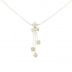 K10YG フラワー ネックレス