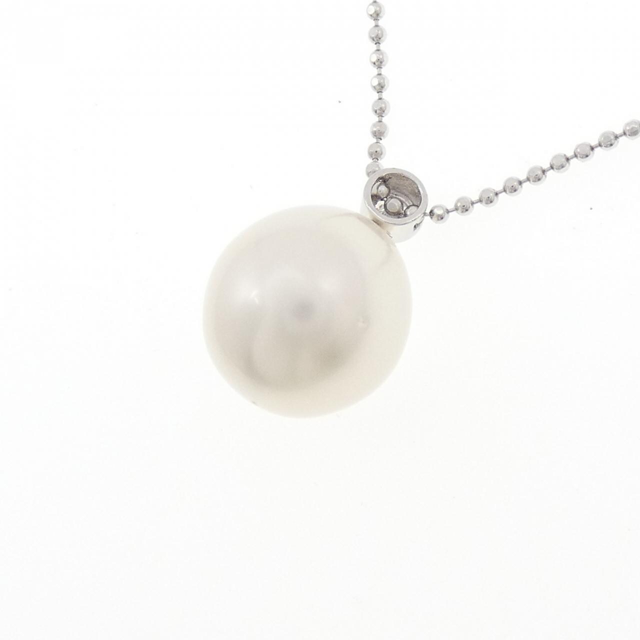 PT900/PT850 白蝶パール ネックレス 12.2mm