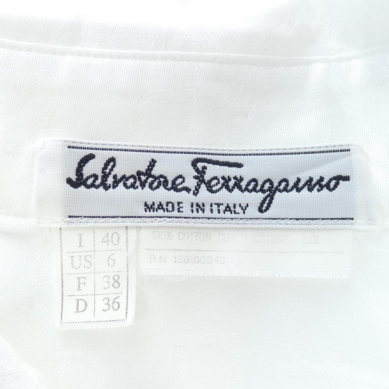 【ヴィンテージ】サルヴァトーレフェラガモ SALVATORE FERRAGAMO シャツ