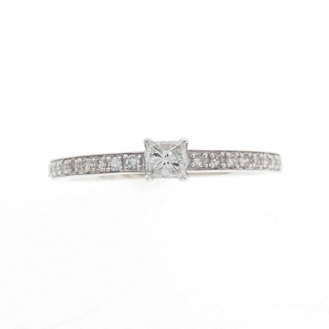 K18WG ダイヤモンド リング 0.20CT