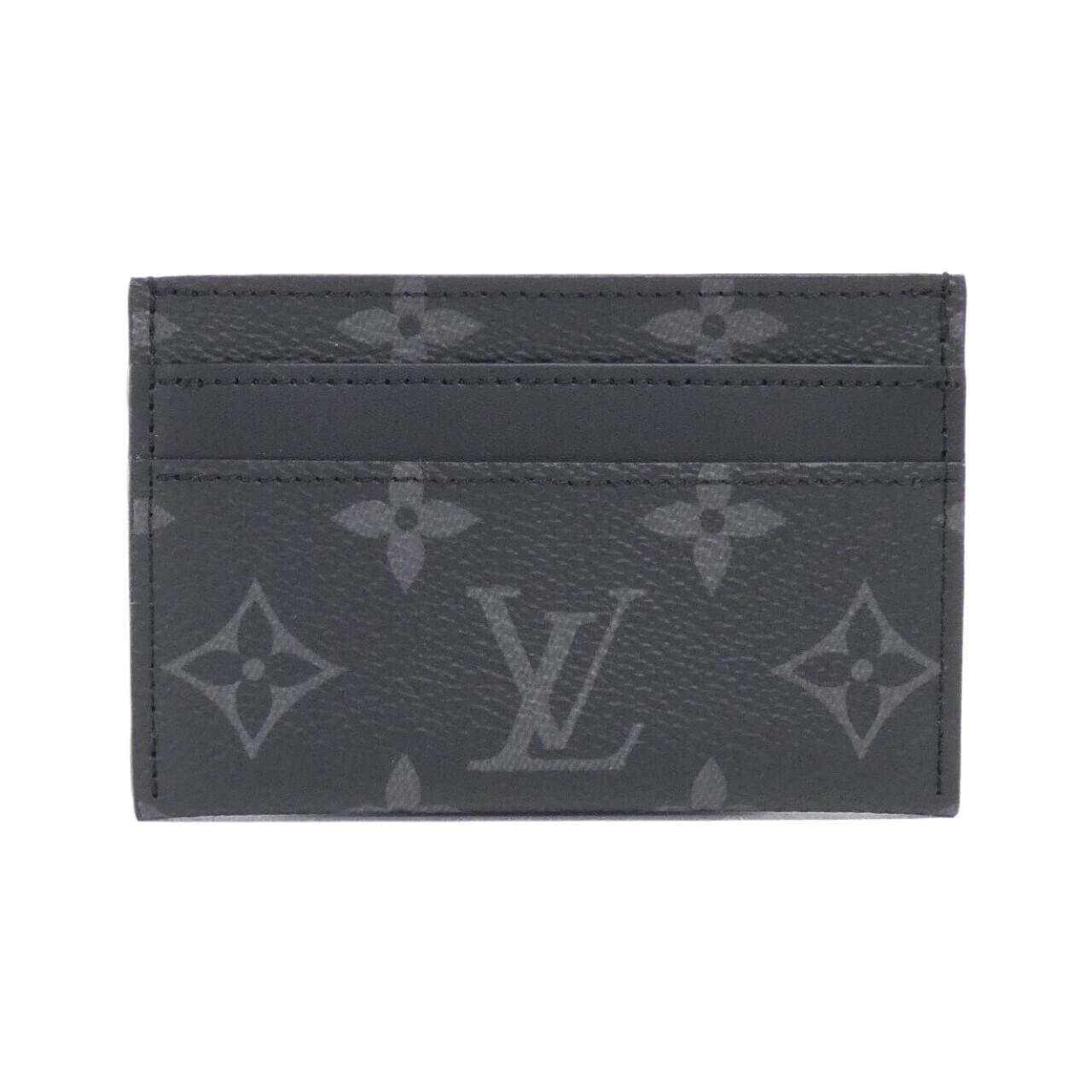 LOUIS VUITTON Monogram Eclipse Porto Cult Double M62170 Card Case