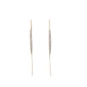 K18PG ダイヤモンド ピアス 0.26CT