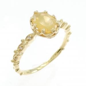 K18YG オパール リング 0.40CT