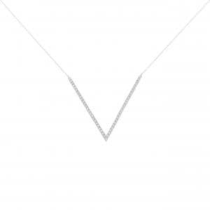 K18WG ダイヤモンド ネックレス 0.57CT