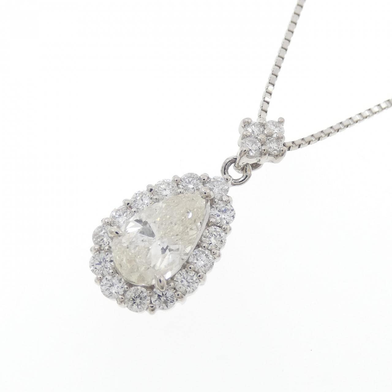 PT900/PT850 ダイヤモンド ネックレス 1.023CT