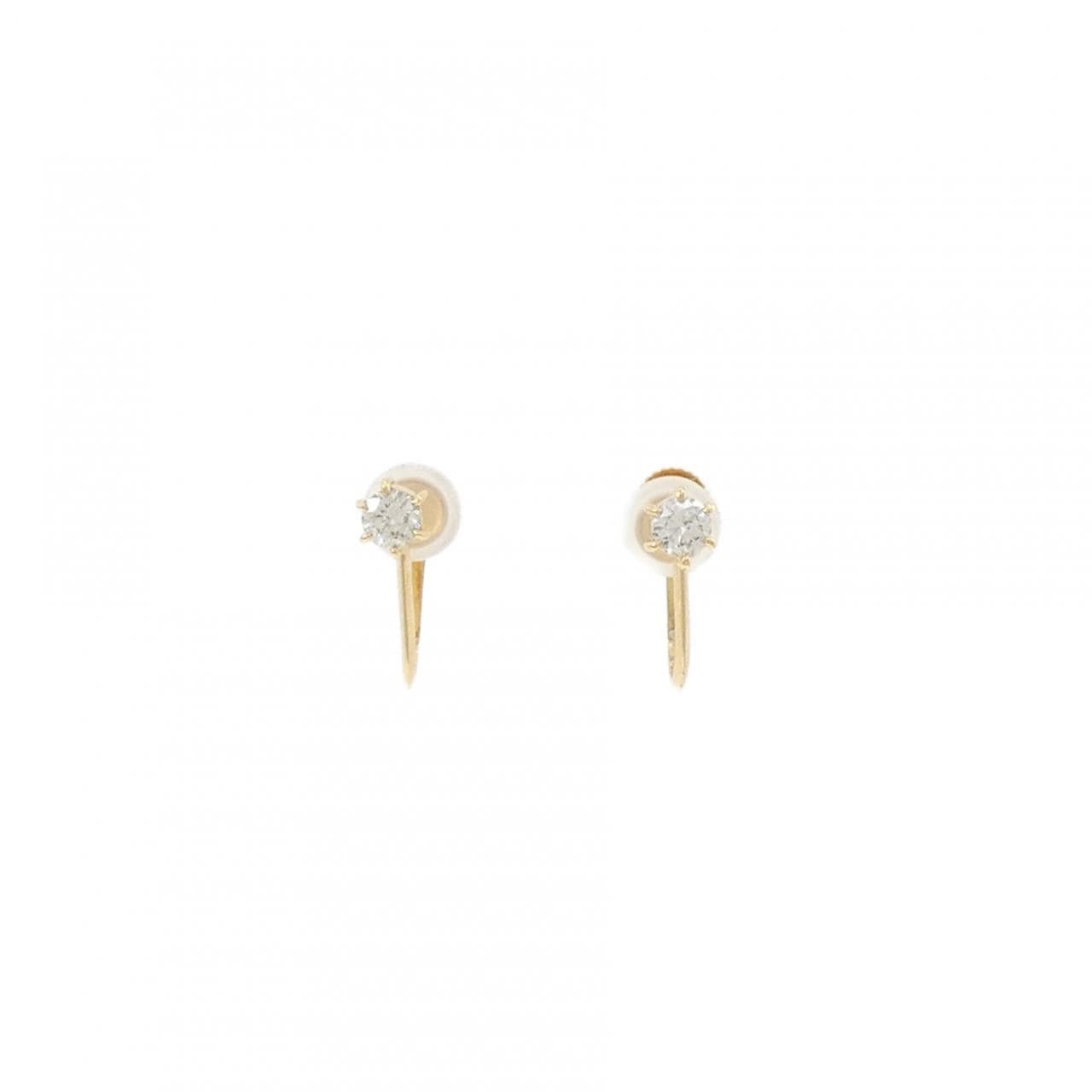 K18YG ダイヤモンド イヤリング 0.23CT