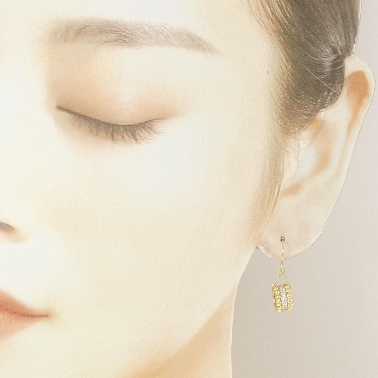 K18YG ダイヤモンド ピアス 0.60CT