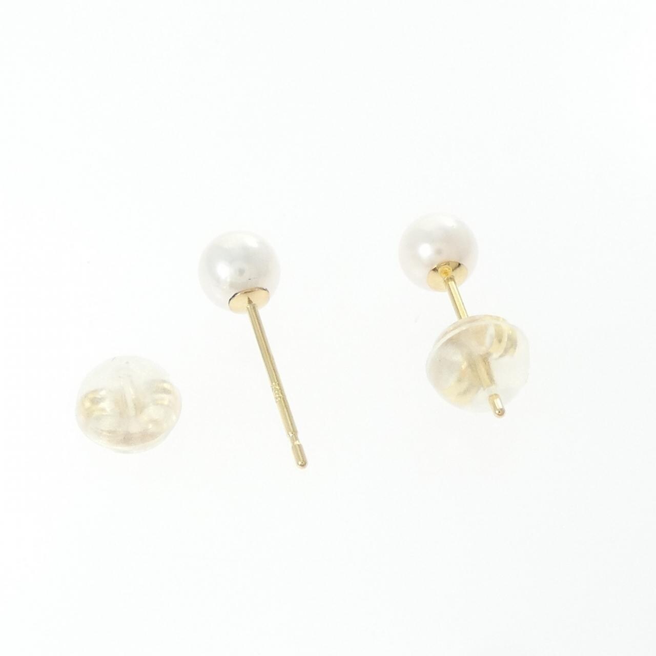 K18YG アコヤパール ピアス 4.4mm