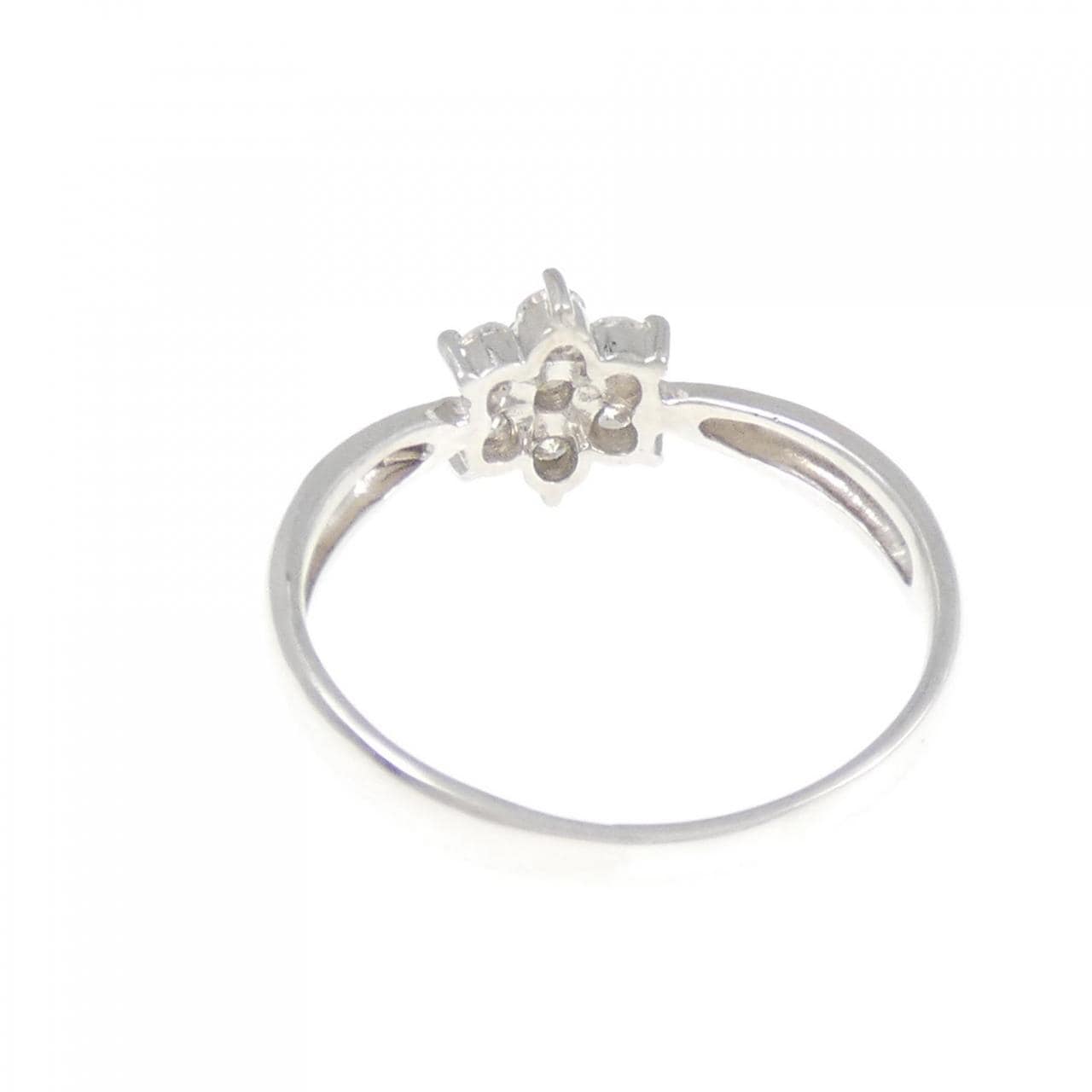 PT900 フラワー ダイヤモンド リング 0.31CT
