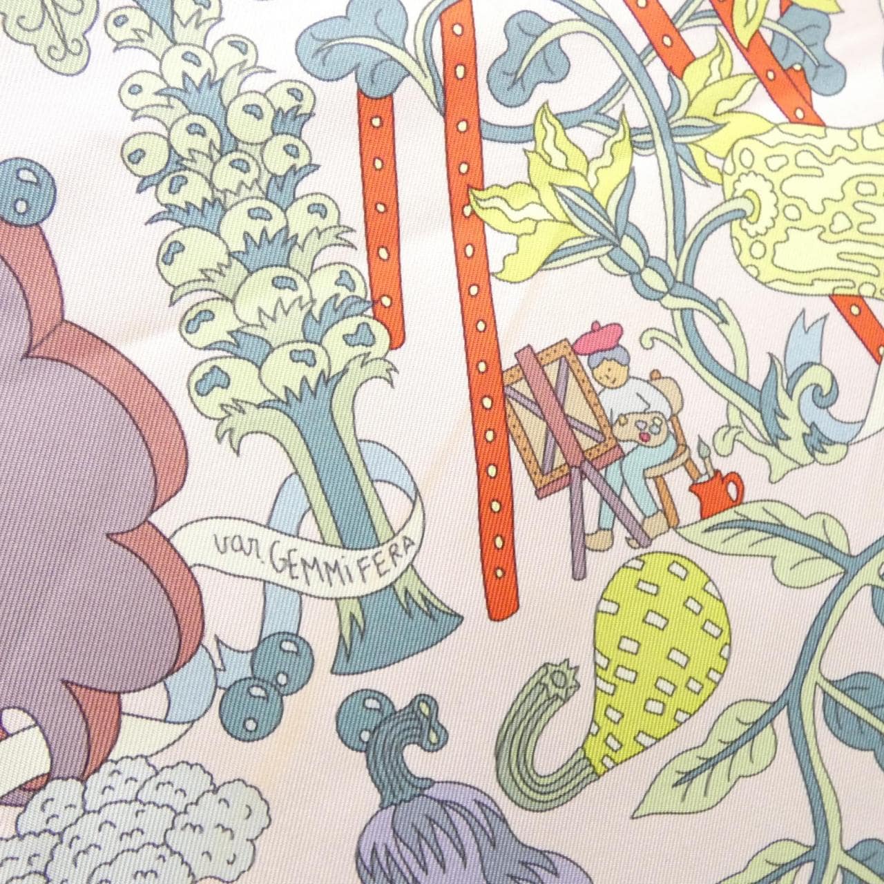 HERMES LE POTAGER EXTRAORDINAIRE scarf