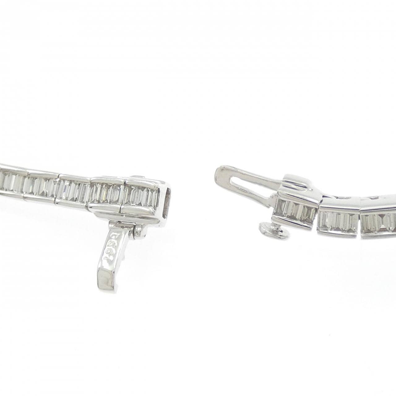 K18WG ダイヤモンド ネックレス 6.61CT