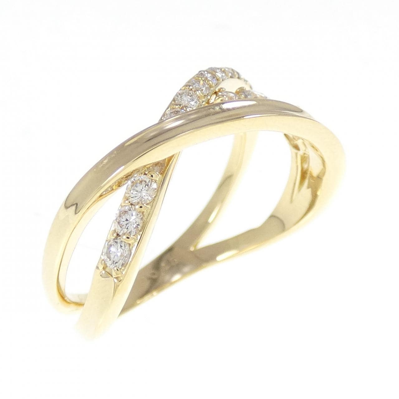 K18YG ダイヤモンド リング 0.45CT