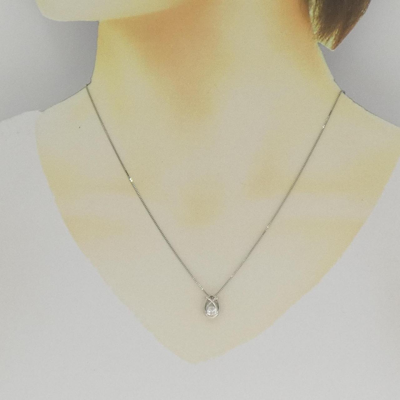 PT900/PT850 ダイヤモンド ネックレス 0.331CT