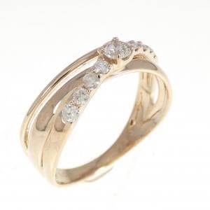 K18PG ダイヤモンド リング 0.33CT